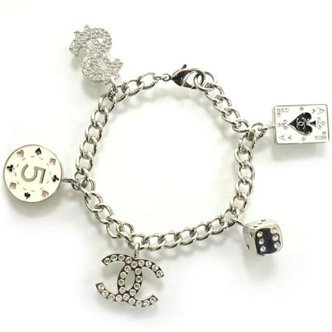 chanel silver charm bracelet|Chanel bracelet price.